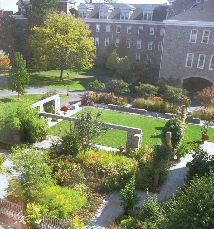 campus courtyard during the day