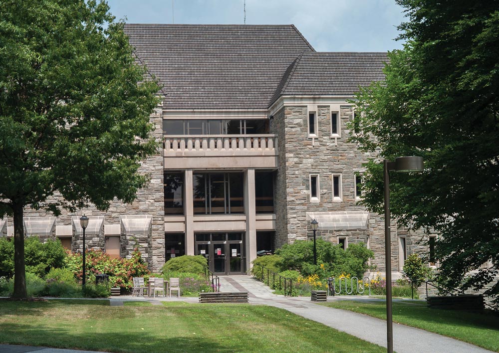 exterior of building at Swarthmore College
