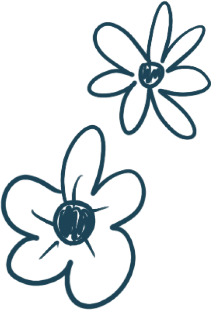 illustrated flowers